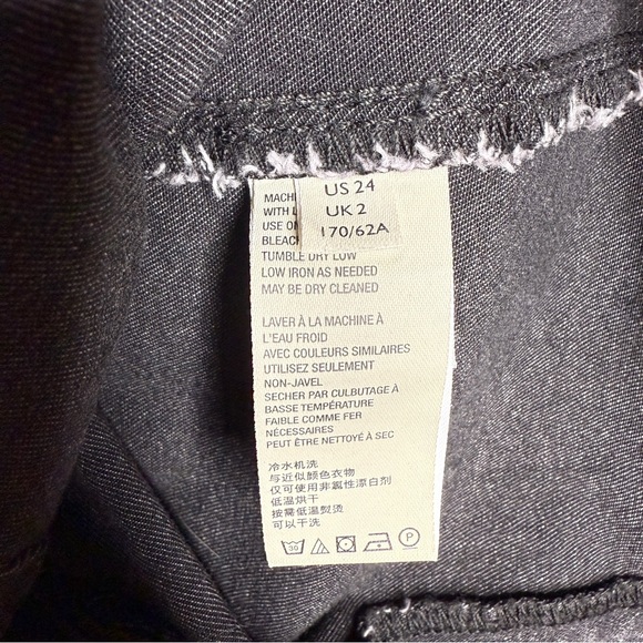 Free People “Just Float On” Flare Jeans Black High-Rise Bell Bottoms Sz 24 - Picture 10 of 16